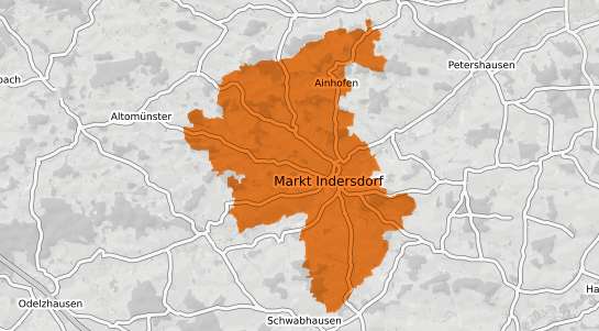 Mietspiegelkarte Markt Indersdorf